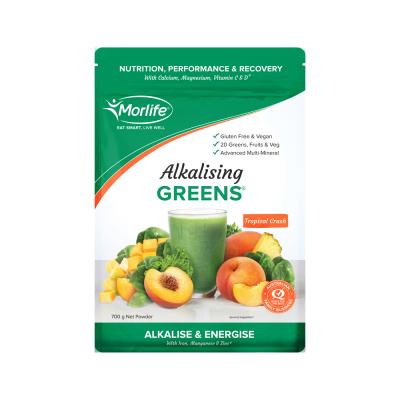 Morlife Alkalising Greens Tropical Crush 700g